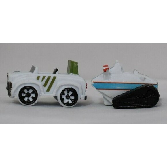 Nickelodeon 2 PAW PATROL VEHICLES FIGURINE Tracker Everest CAKE TOPPER Toy NEW - Picture 2 of 3